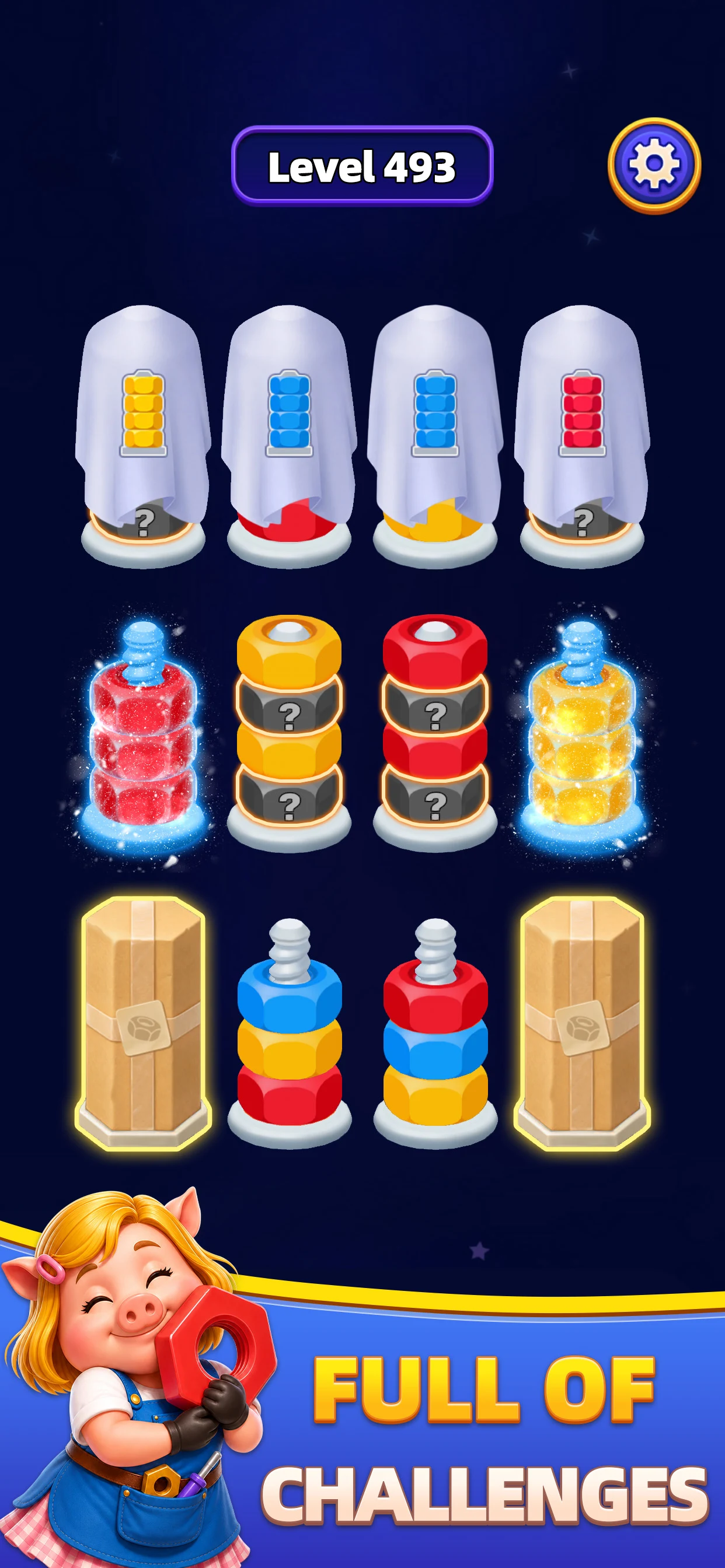 Piggy Nuts：Sort Puzzle screenshot