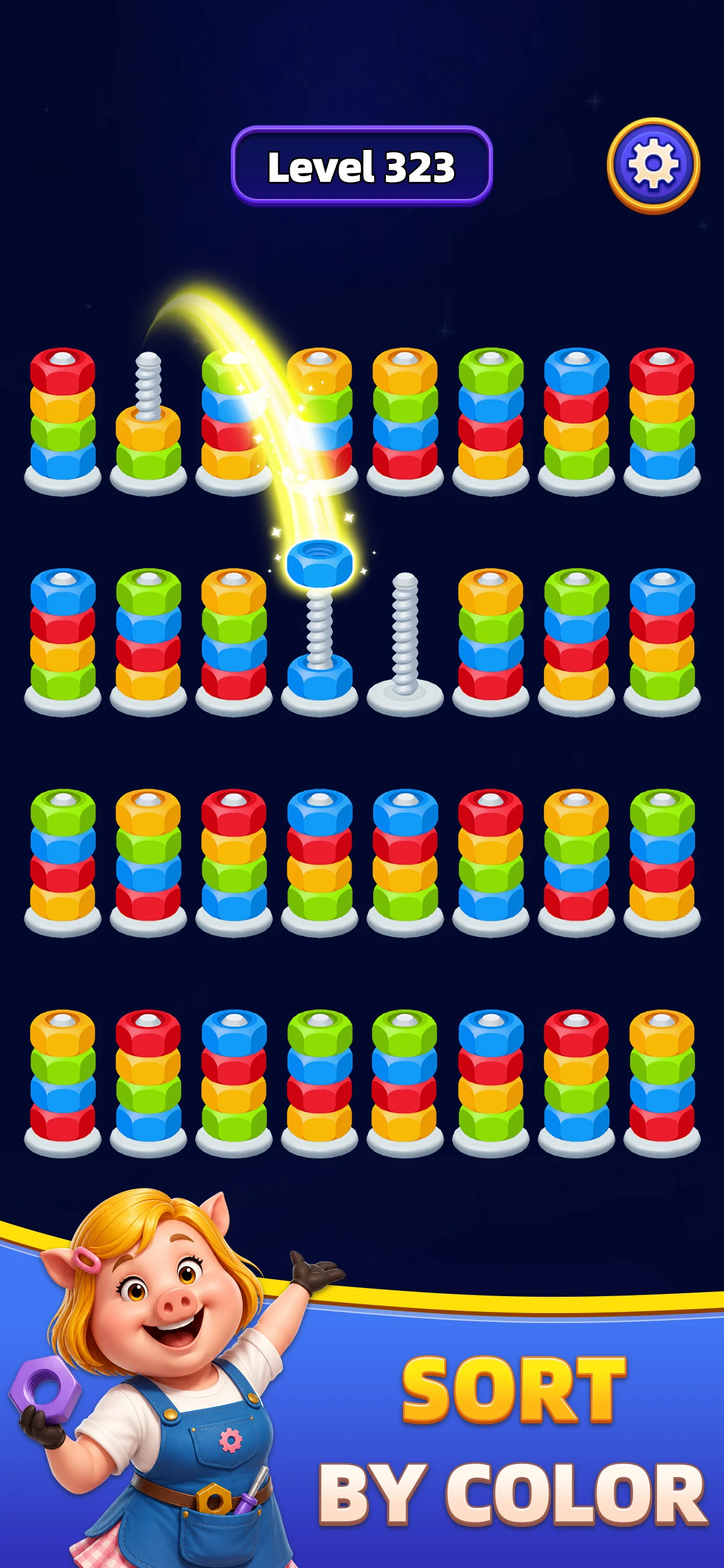 Piggy Nuts：Sort Puzzle screenshot