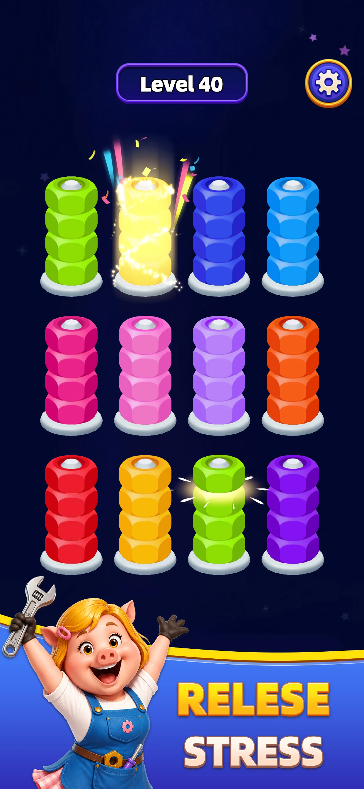 Piggy Nuts：Sort Puzzle screenshot